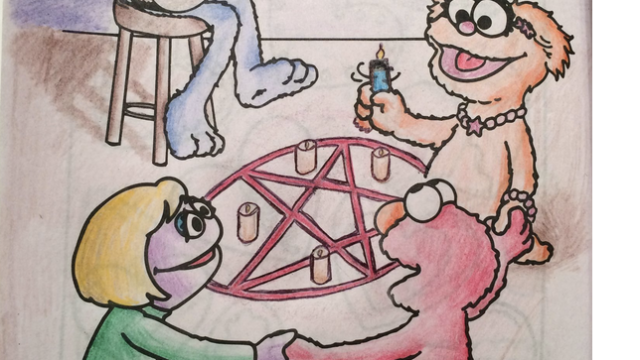 Your Childhood Colouring Books, Now With Nightmares