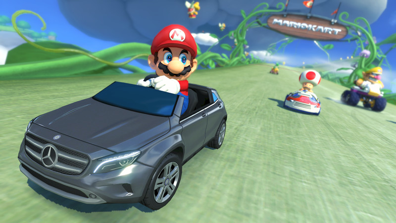 You Can Download A Mercedes Benz In Mario Kart 8