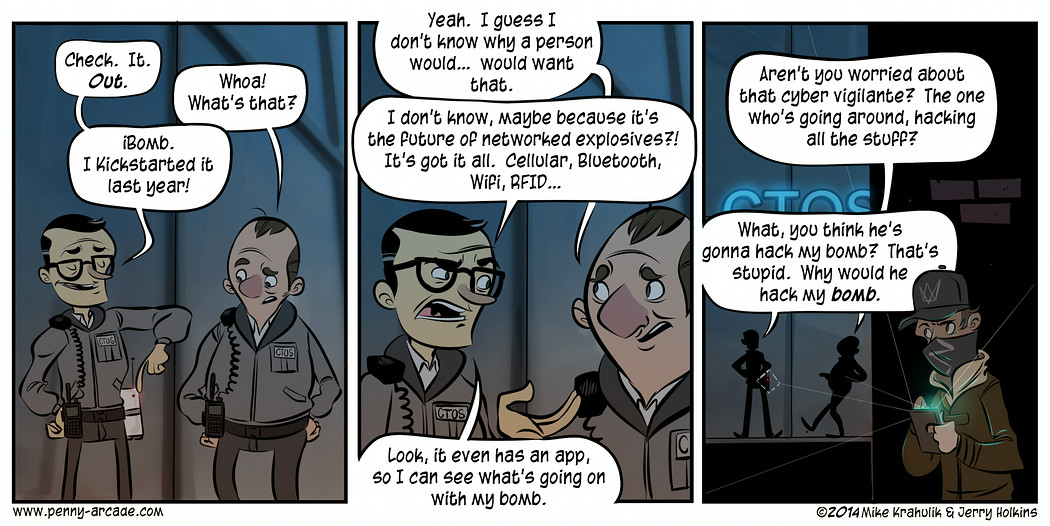Sunday Comics: The Future Of Networked Explosives