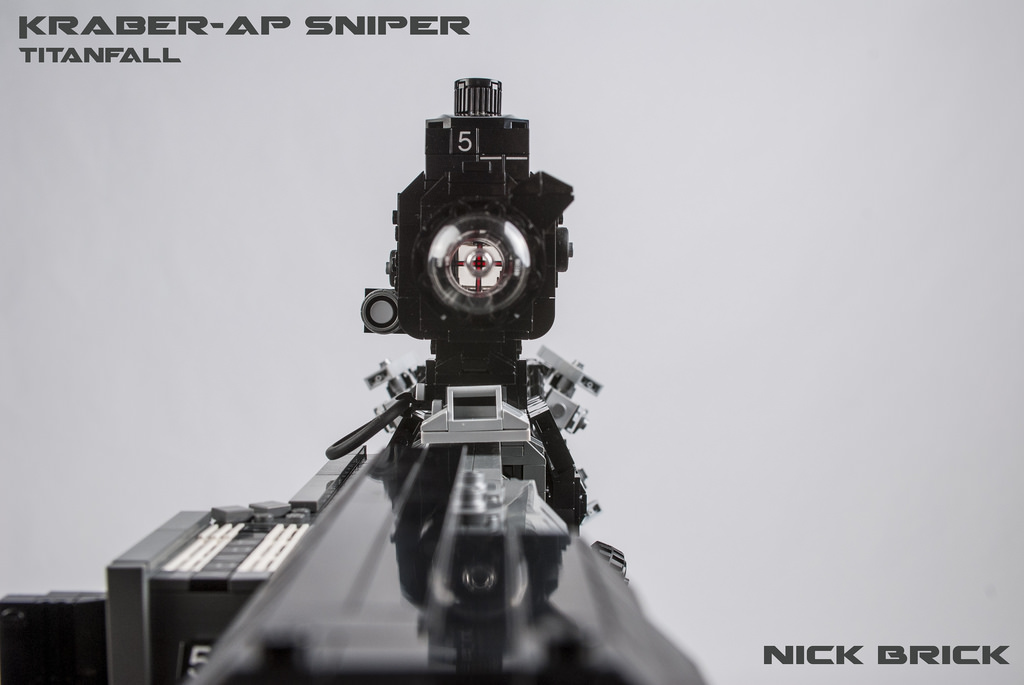 Life-Size LEGO Titanfall Sniper Rifle Is Even Better With A Burn Card