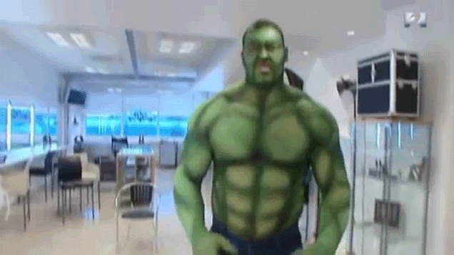 When The Mountain Dresses As The Hulk, Small Children Cry