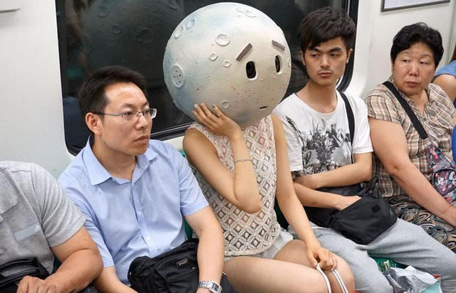 The Moon Is In Beijing! She Looks Concerned
