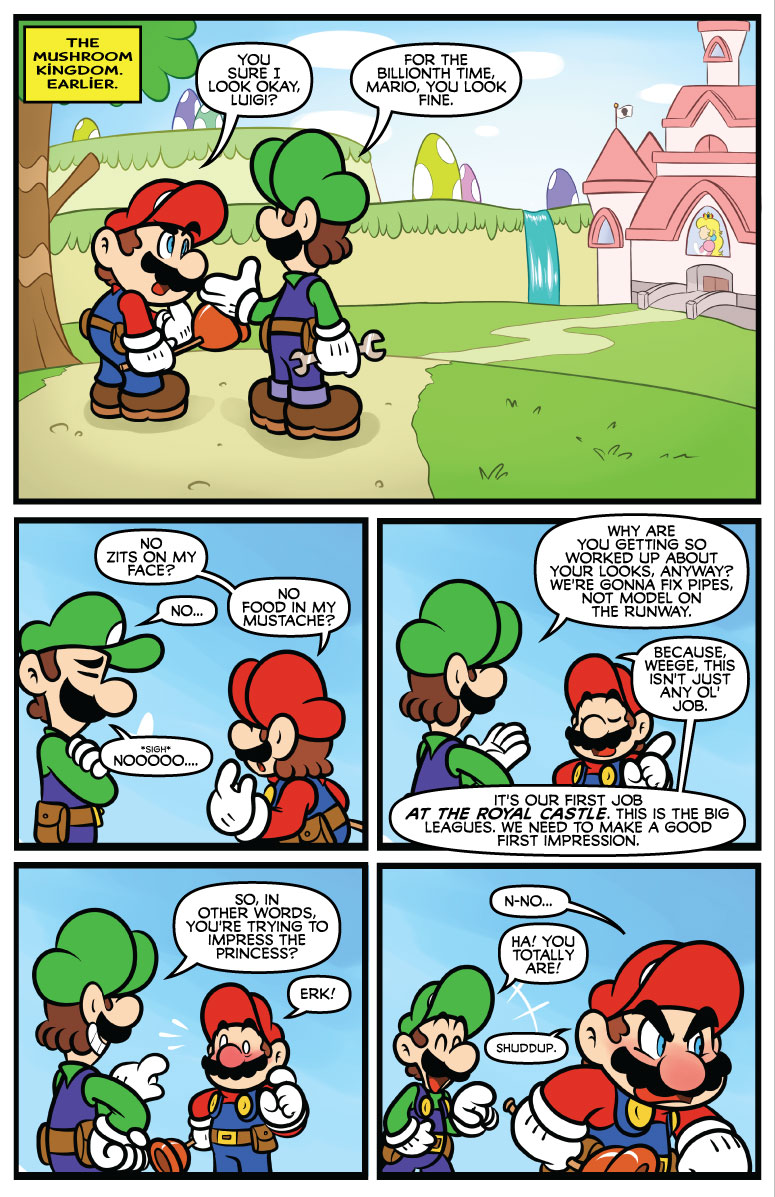 Mario Can’t Run From Comic Books