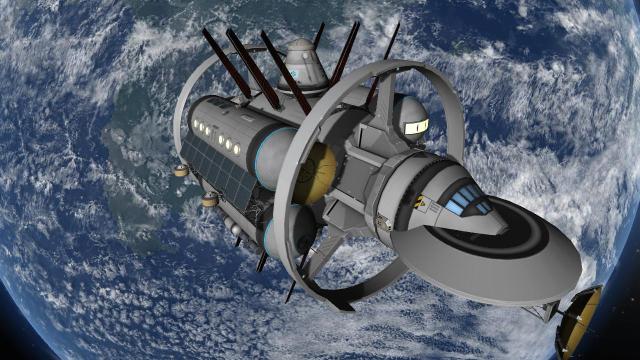 The Kerbal Version Of NASA’s Warp Drive Ship Is Just As Cool
