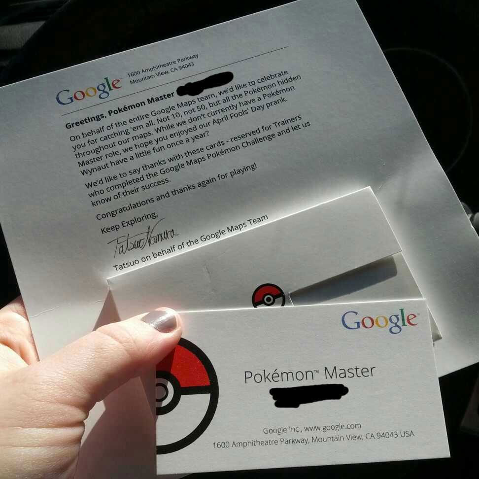 Google Is Awarding People The Title Of Pokémon Master