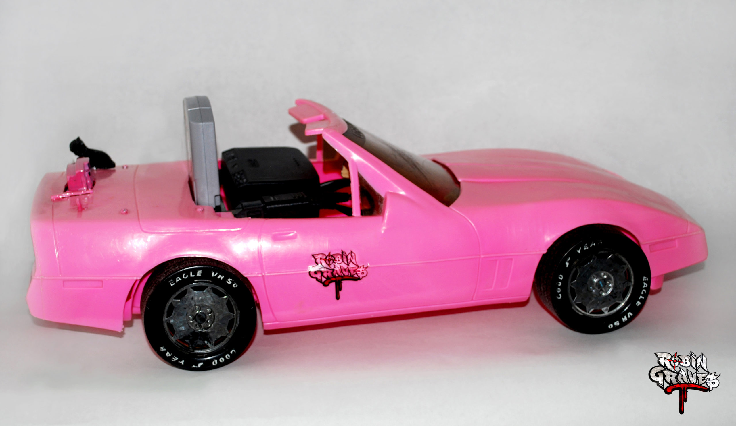 Guy Turns Nintendo 64 Into Hot Pink Barbie Corvette
