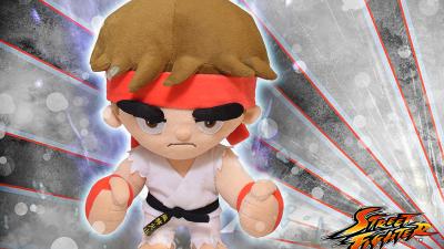 Poseable Street Fighter Plushies Have Some Epic Eyebrows