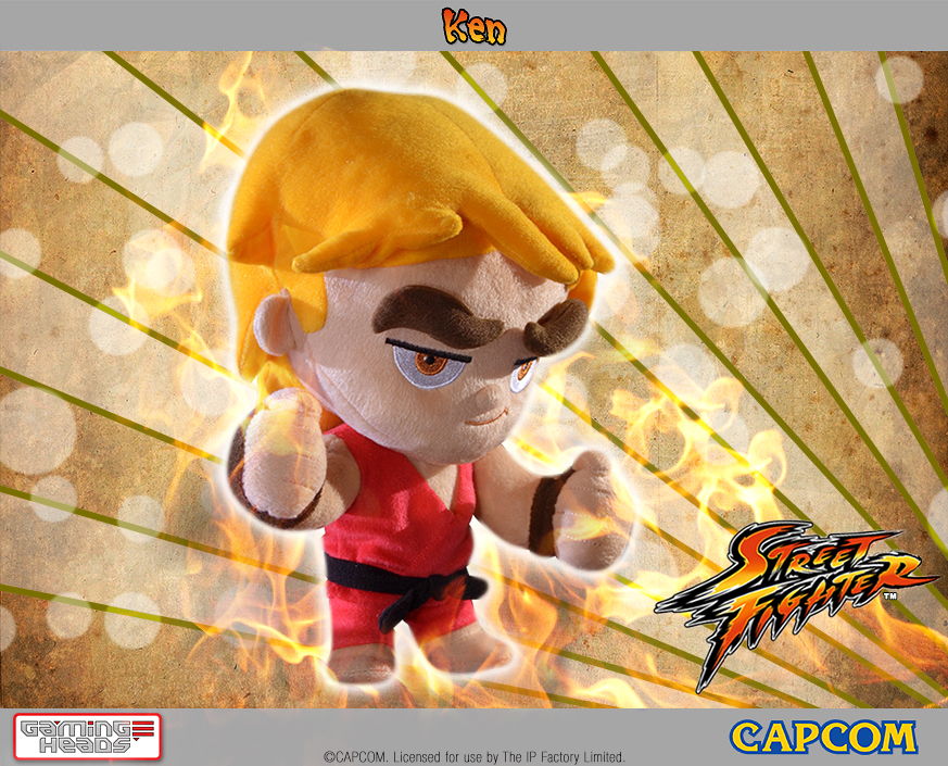Poseable Street Fighter Plushies Have Some Epic Eyebrows