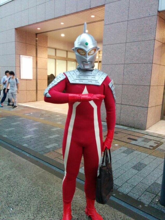 Police Stop Japanese Superhero On The Streets Of Tokyo