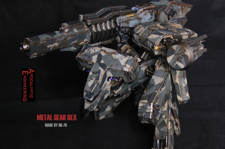 Custom Metal Gear Rex Has A Working Gun