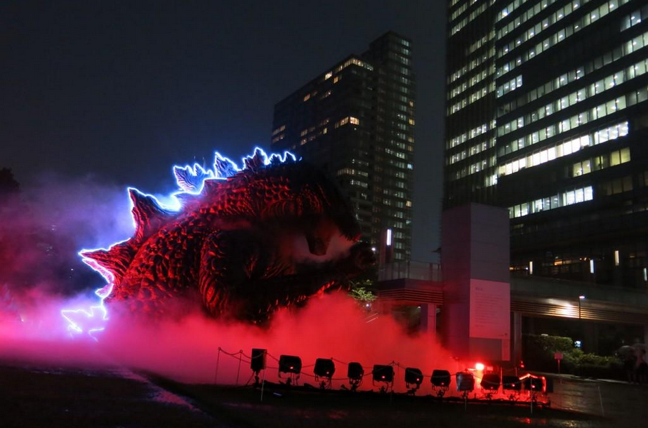 Tokyo’s Giant Godzilla Statue Looks Amazing In The Rain