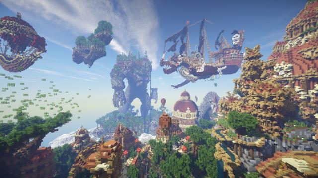 Spectacular Builds From Minecraft’s ‘Floating Island’ Contest