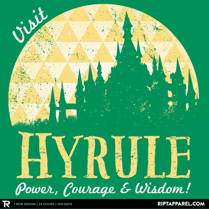 You Can Be A Hyrule Tourism Billboard With This T-Shirt