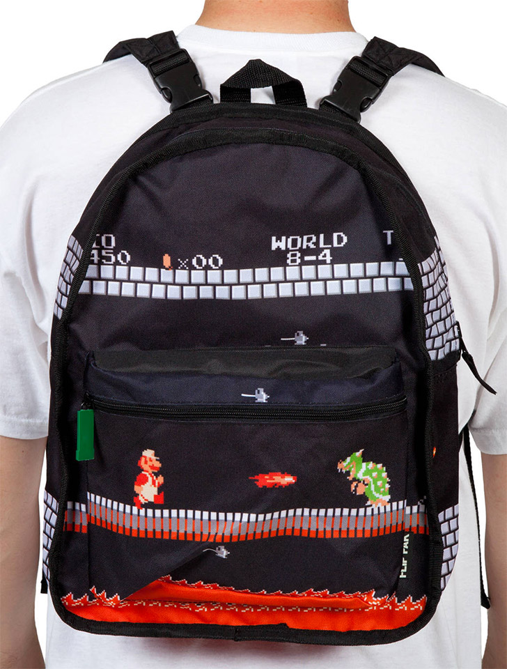One Backpack, Two Super Mario Levels