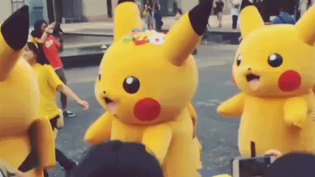 This Parade Of Pikachus Looks Like A Pokemon Invasion