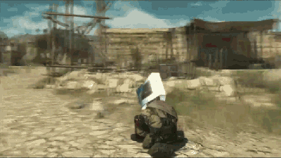 You Can Wear A PS4 Box In Metal Gear Solid V