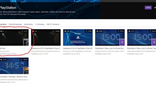 PlayStation’s Twitch Channel Is A Little… Inappropriate