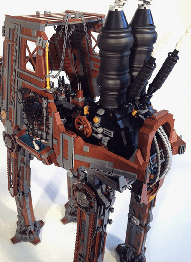 Steampunk Star Wars AT-AT Would Be The Slowest Thing In The Galaxy
