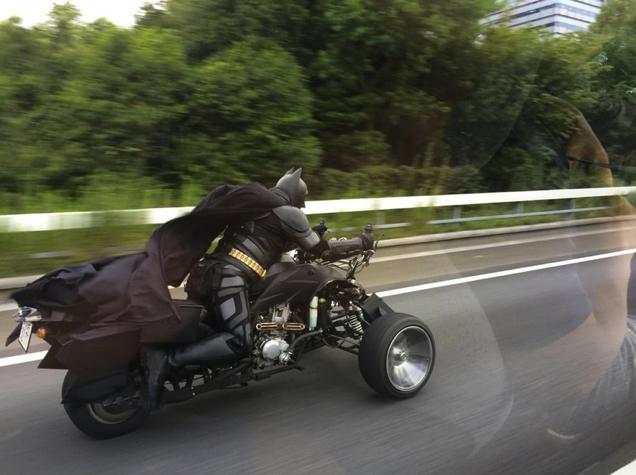 Batman Spotted On A Japanese Highway