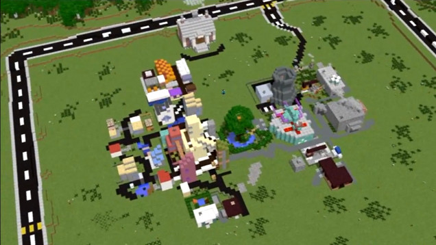 It’s SimCity In Minecraft. Literally.