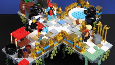 Lego Bastion Diorama