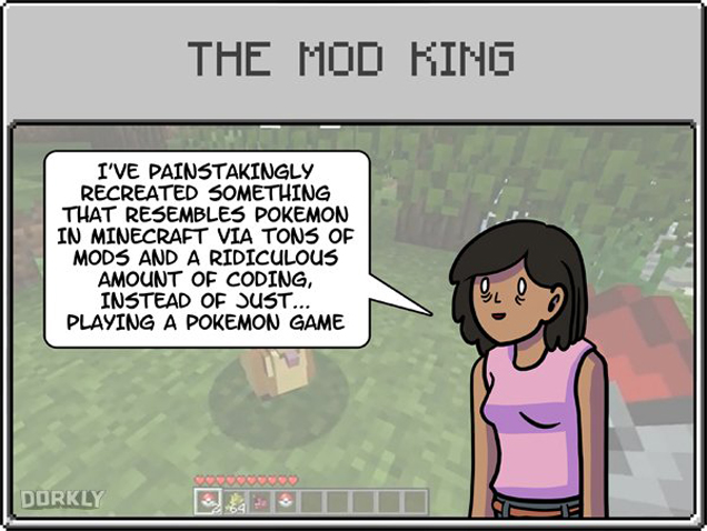 Nine Typical Minecraft Players
