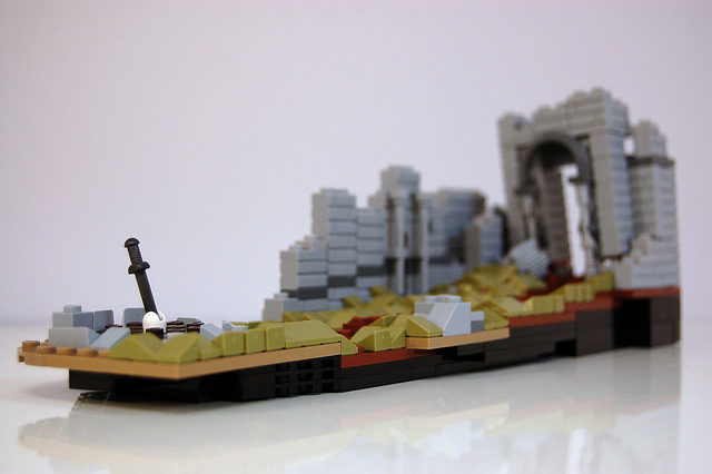 Destiny Arcadia-Class Jumpship In Lego