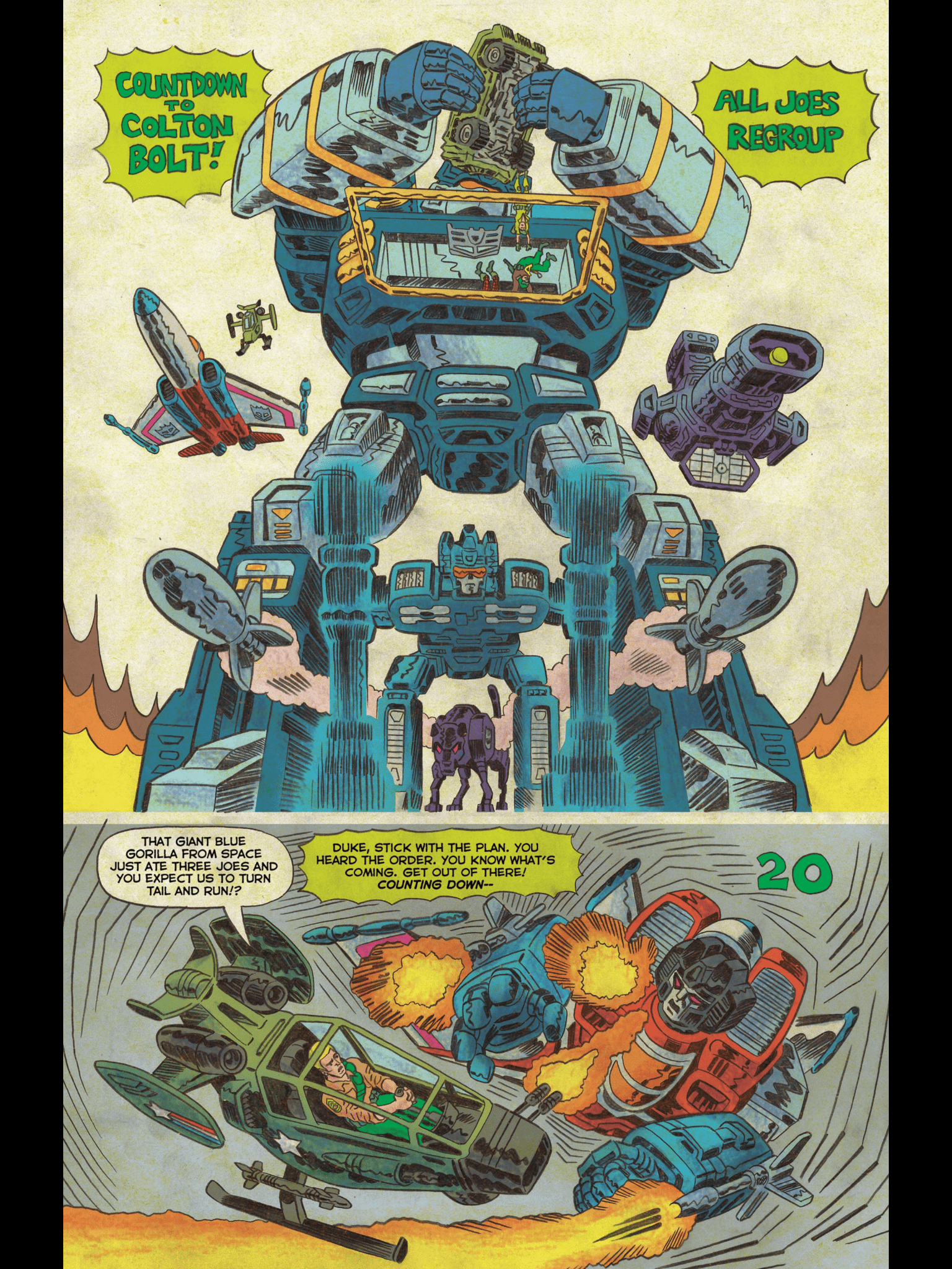 A Transformers Vs G.I. Joe Comic That’s Fun And… Smart!