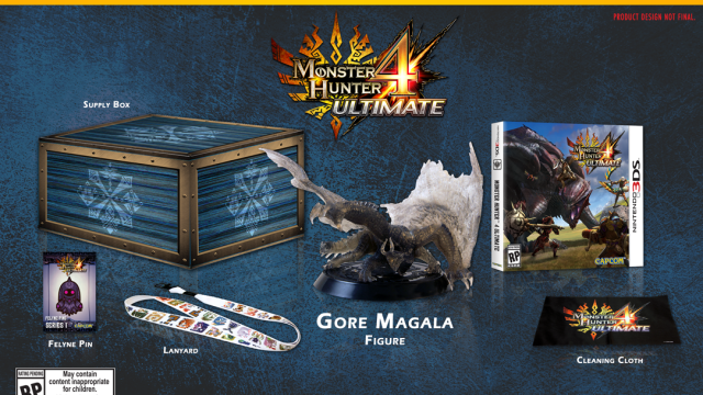 Here’s The 3DS Monster Hunter 4 Ultimate Collector’s Edition