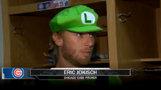 Cubs Rookie Pitcher Made To Dress Like Luigi
