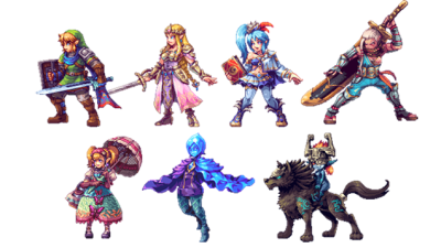 Hyrule Warriors Characters Are Awesome In 2D