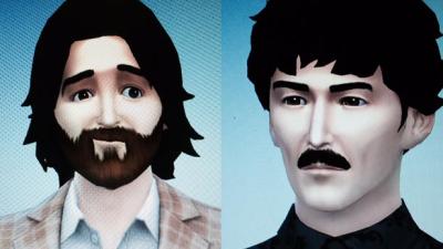 All Four Members Of The Beatles, Created In The Sims 4