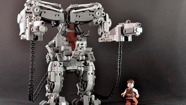 The Matrix Exoskeleton In LEGO