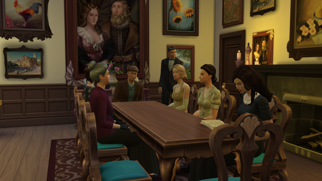 Downton Abbey, Made In The Sims 4
