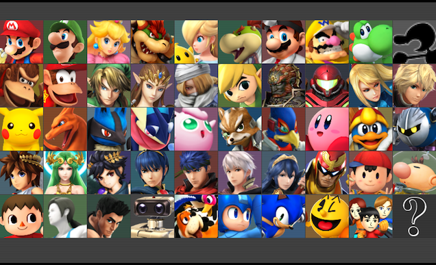Here’s The Full Roster For Super Smash Bros.