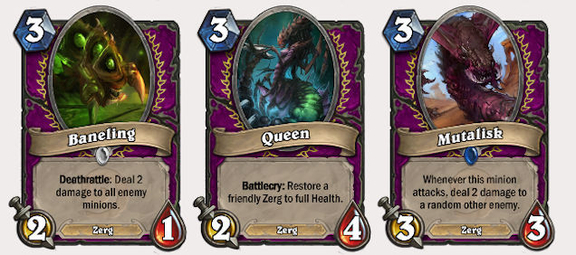 What Starcraft Cards Would Look Like In Hearthstone