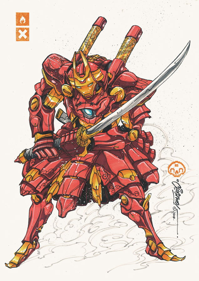Iron Man Looks Badass In Samurai Mech Armour