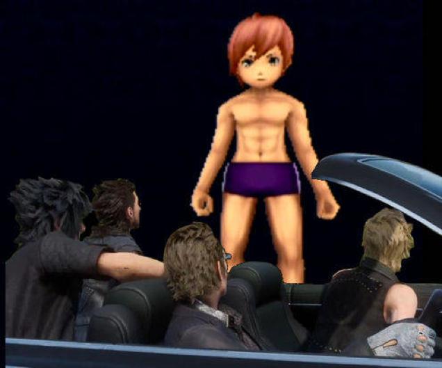 Final Fantasy Character Sure Looks Strange Undressed