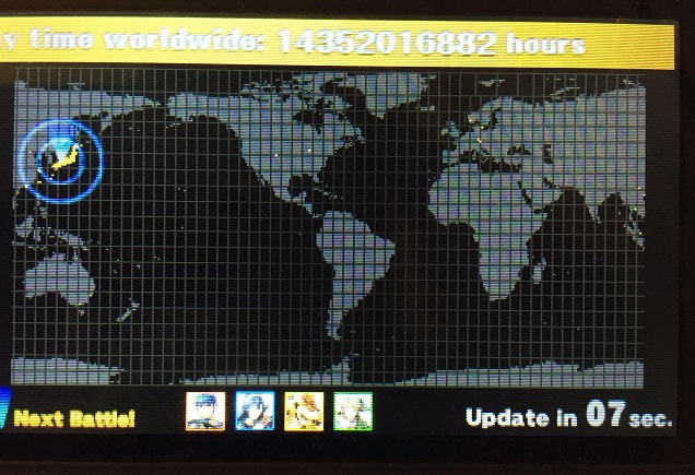 A World Map Showing Where People Are Playing Smash Bros. Right Now