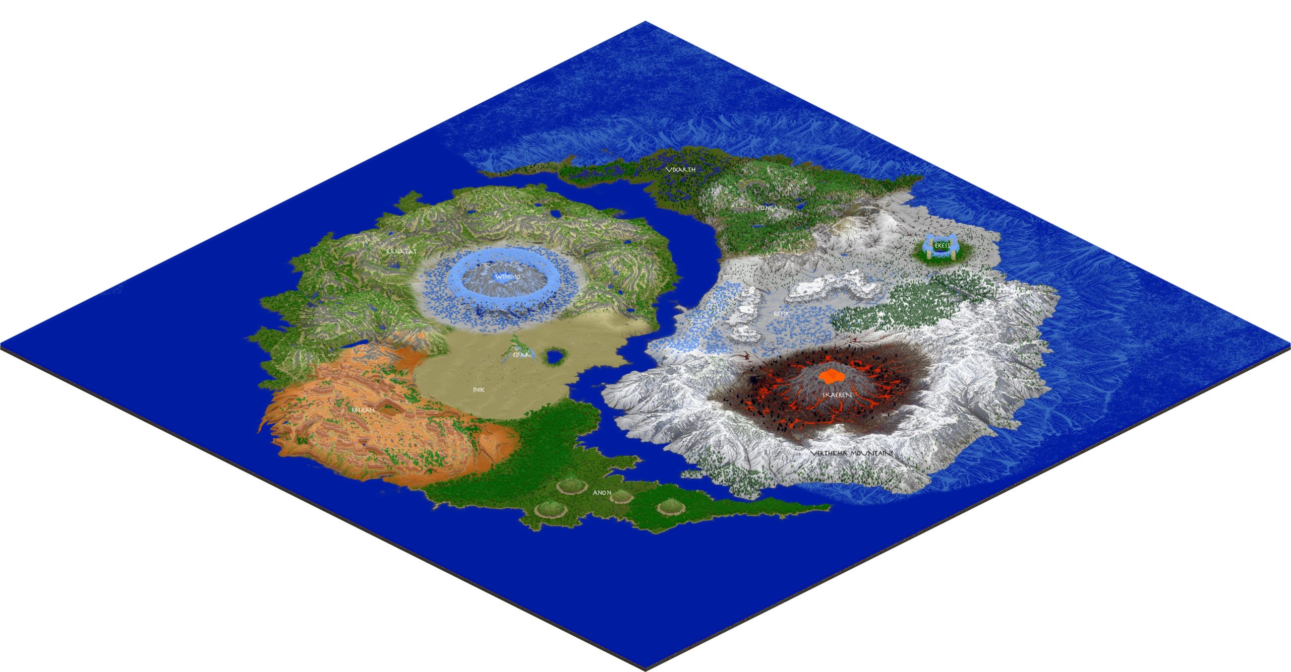 Minecraft Map Is Basically 36 Square Kilometres Of Primal Beauty