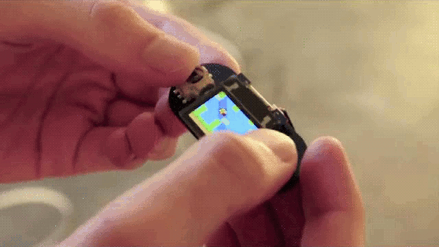 Tiny Handheld Console Actually Plays Games