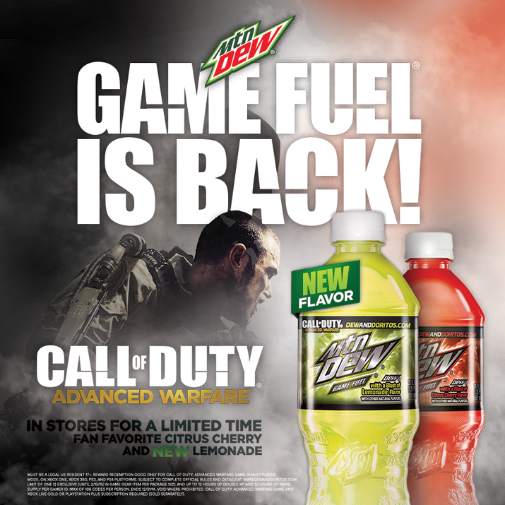 Mountain Dew Game Fuel Once Again Heeds The Call Of Duty