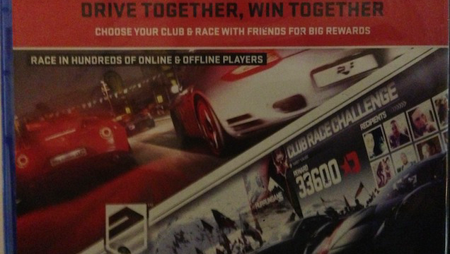 Driveclub’s Box Has Some Questionable Grammar
