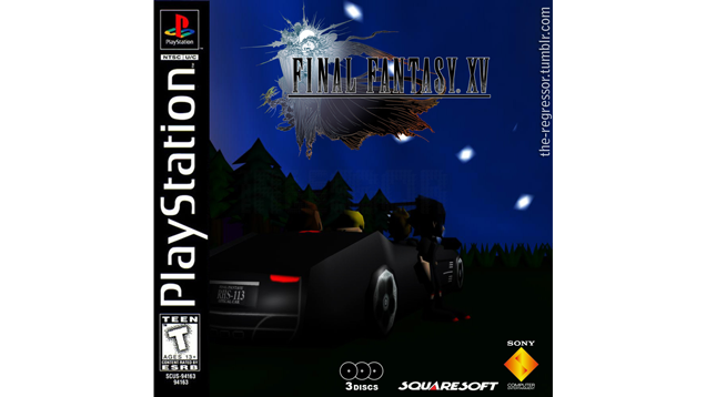 Final Fantasy XV… As A PlayStation 1 Game