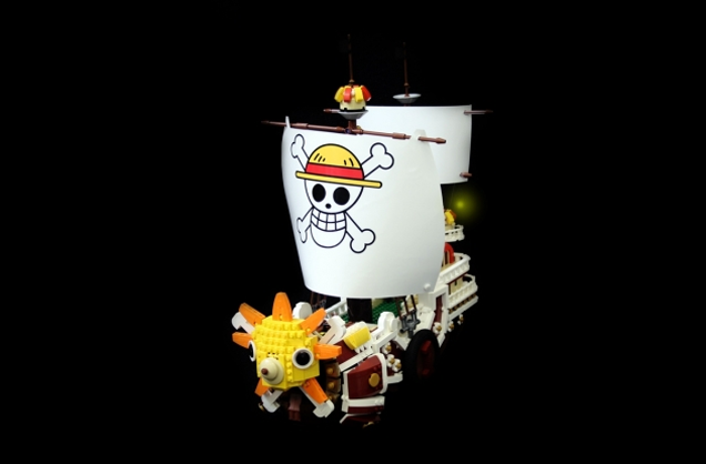 The Thousand Sunny From One Piece In Shiny LEGO Form