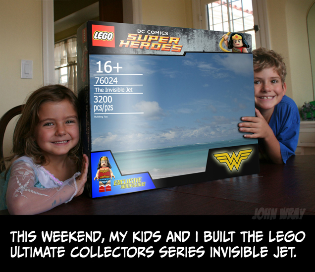 Cool Dad Builds The Best Version Of Wonder Woman’s Invisible Jet