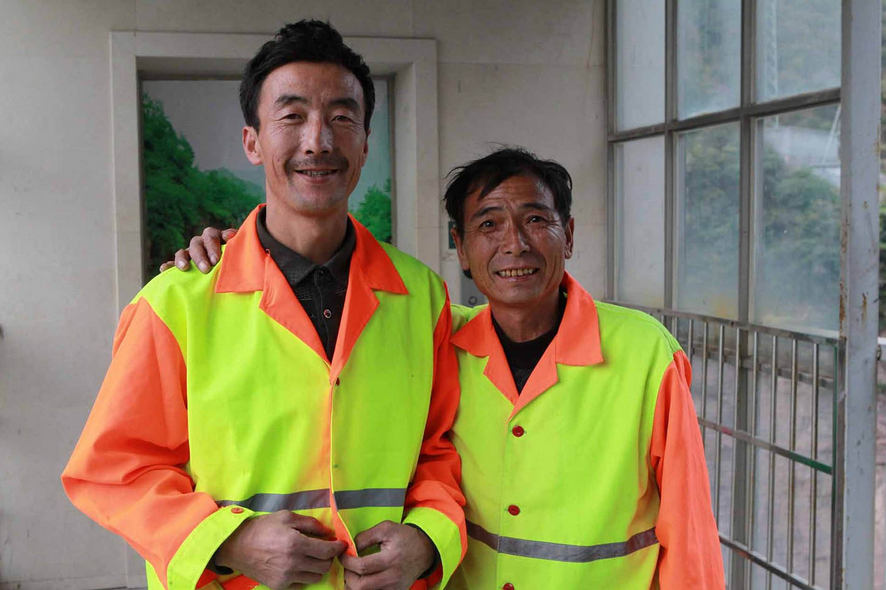 Why These Chinese Cleaners Dress Like Spider-Man