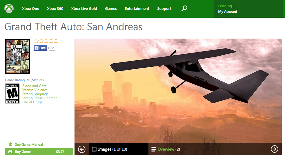 The HD Version Of San Andreas For 360 Is Now On Sale… For $3.74 –UPDATE