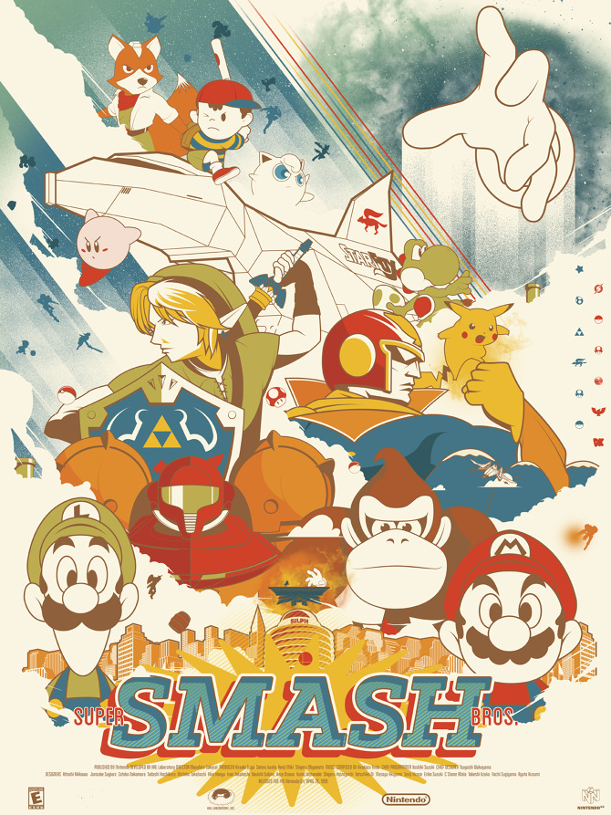 Prepare For Super Smash Bros. With This Poster