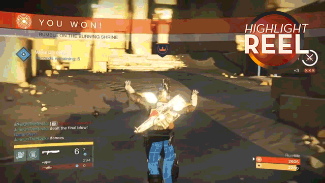 Getting First Place In Destiny’s Rumble – Without Firing A Shot
